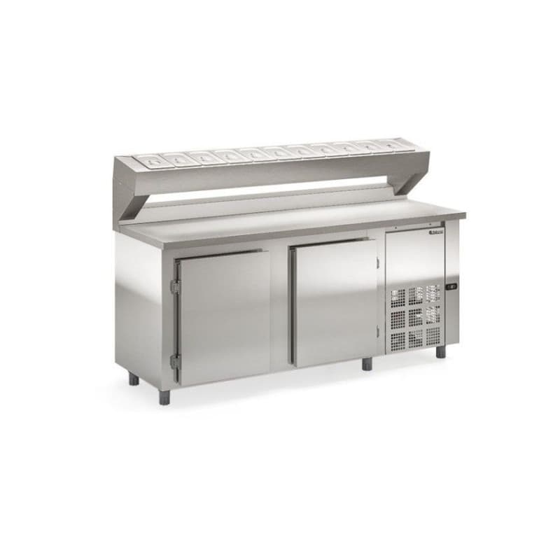 BALCON REGRIFERADO CONDIMENTADO REV EXTERNO ACO INOX SIN CUBAS