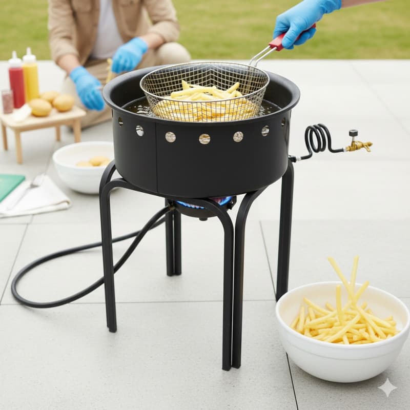 TACHO DE MESA FRITURA GAS 14LTS PR-14 G