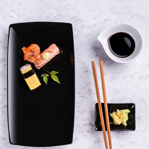 BANDEJA LLANA - PRETO - ORIENTAL