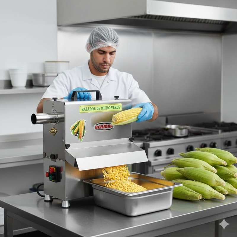 RALLADORA DE MAIZ VERDE BM 91 E/ 1/2 HP /220V/50HZ